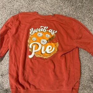 Sweet as Pie Red Sweater